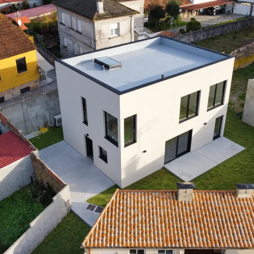 Vivienda LSF de dos plantas en Matamá, Vigo